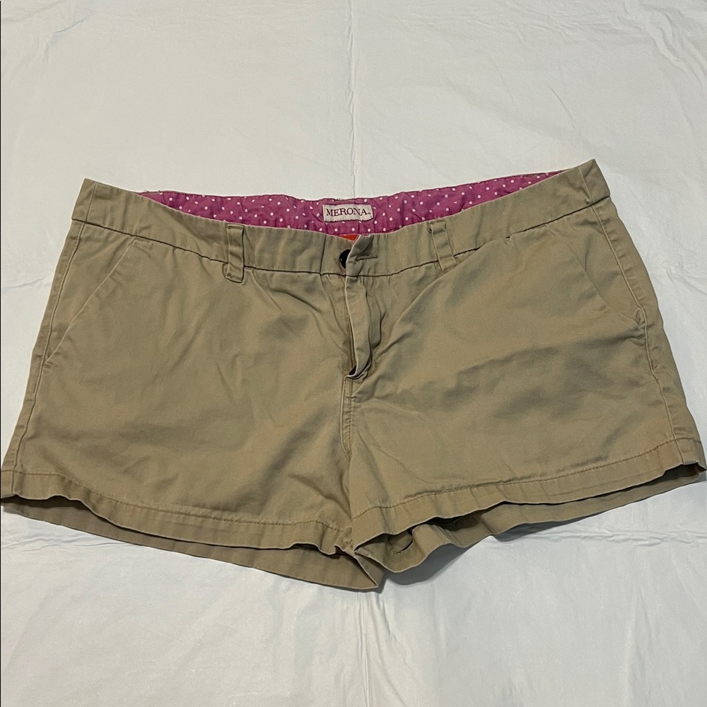 Merona Women's Khaki Cargo Shorts